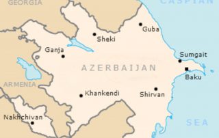 Map of Azerbaijan